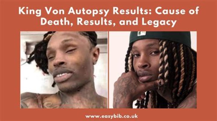 King Von Autopsy Report | Graphic Photos And Cause Of Death